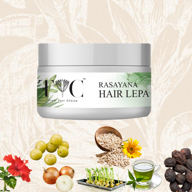 TYC Rasayana Hair Lepa with Saw Palmetto and Green Tea 200 gms